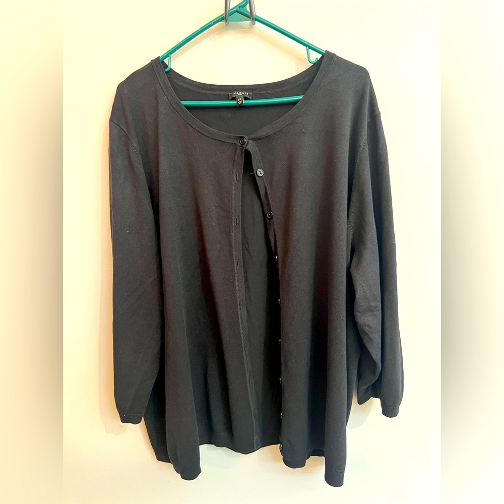 Talbots Charming Cardigan with 3/4 sleeves